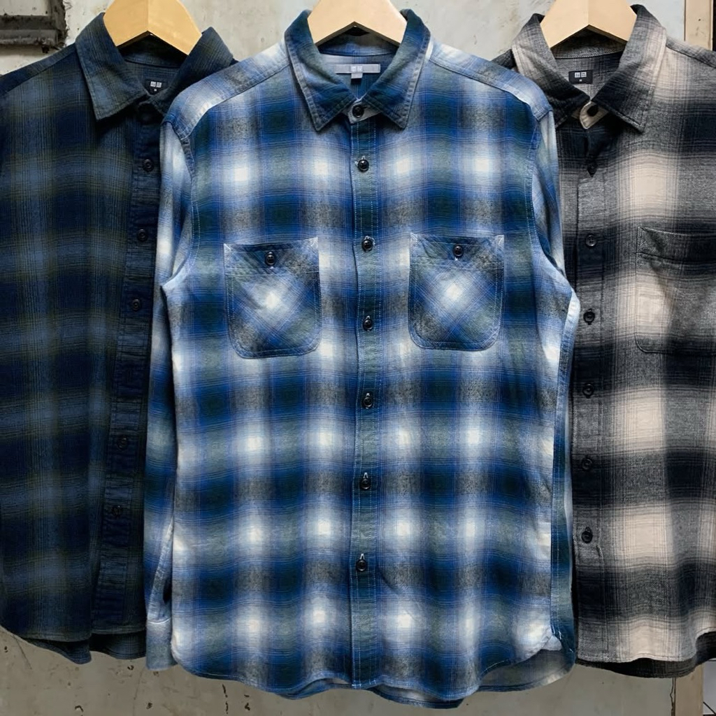 kemeja veterano uniqlo