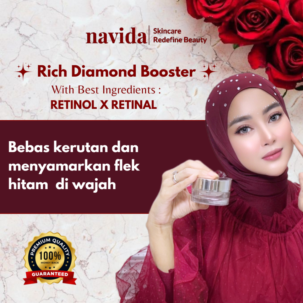 NAVIDA Skincare Rich Diamond Booster | BPOM | Night Cream
