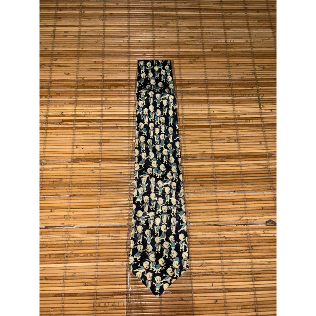 Necktie Porky Pig Looney Tunes Made in Korea