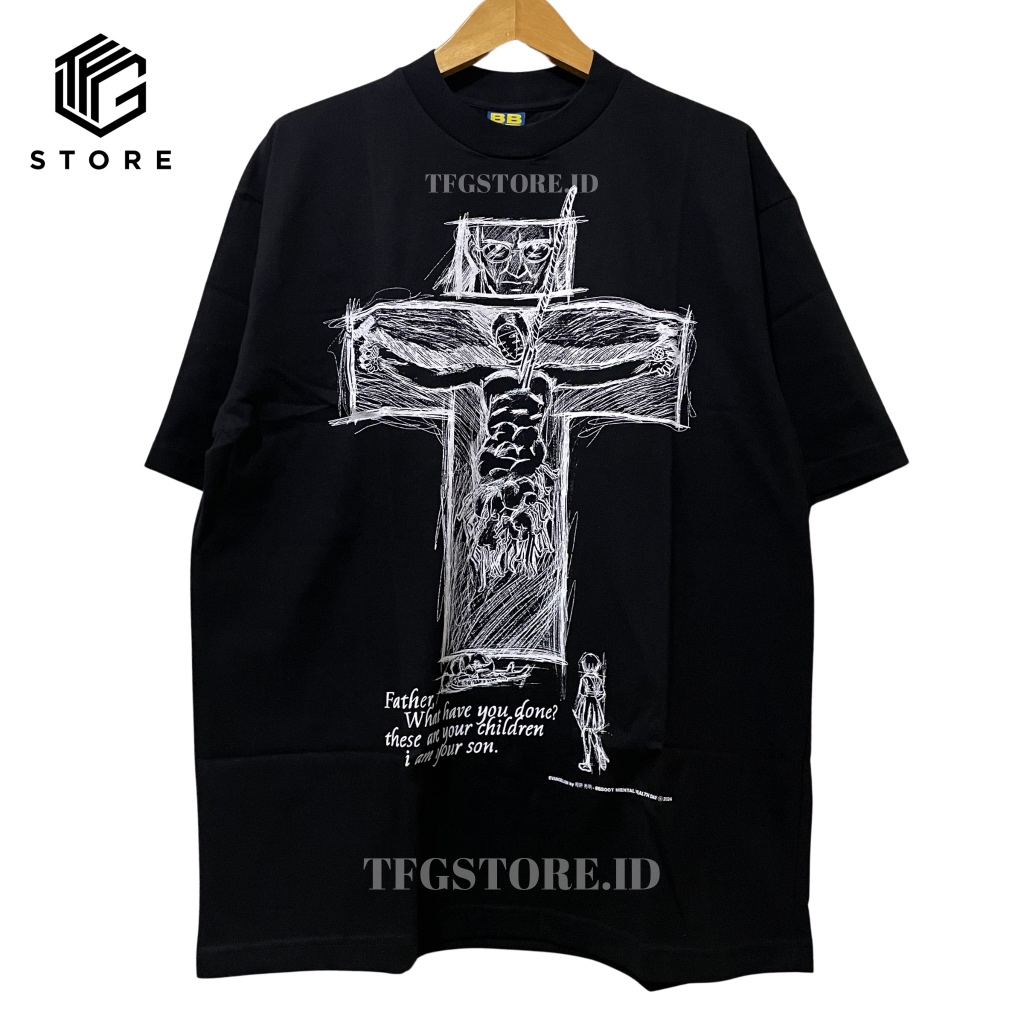 Neon Genesis Evangelion Japan Anime Tshirt Manga Tee Bootleg Premium Kaos XL