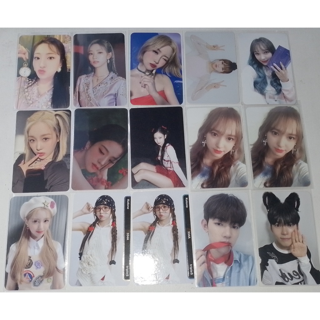 set photocard pc wjsn kep1er blackpink chengxiao yeoreum eunseo yeseo zb1 zerobaseone jisoo hikaru y