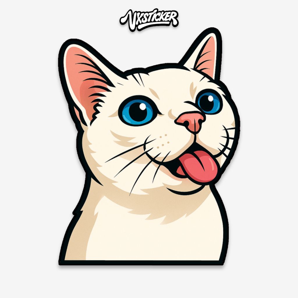 

Stiker/Sticker kucing lucu #46 VXSTICKER