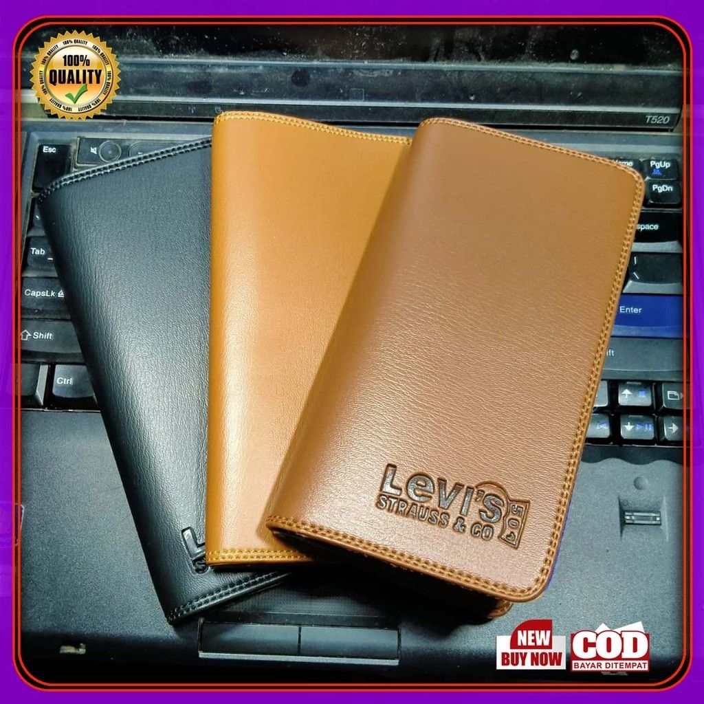 Dompet kulit sintetis tebal termurah