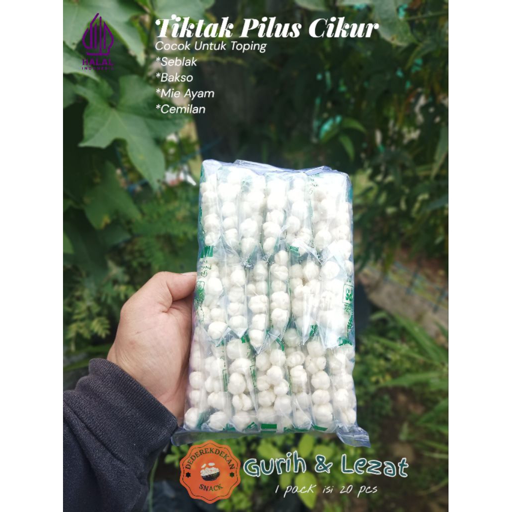 

Paket Usaha Pilus Tiktak kencur 1 pack/isi 20 bungkus