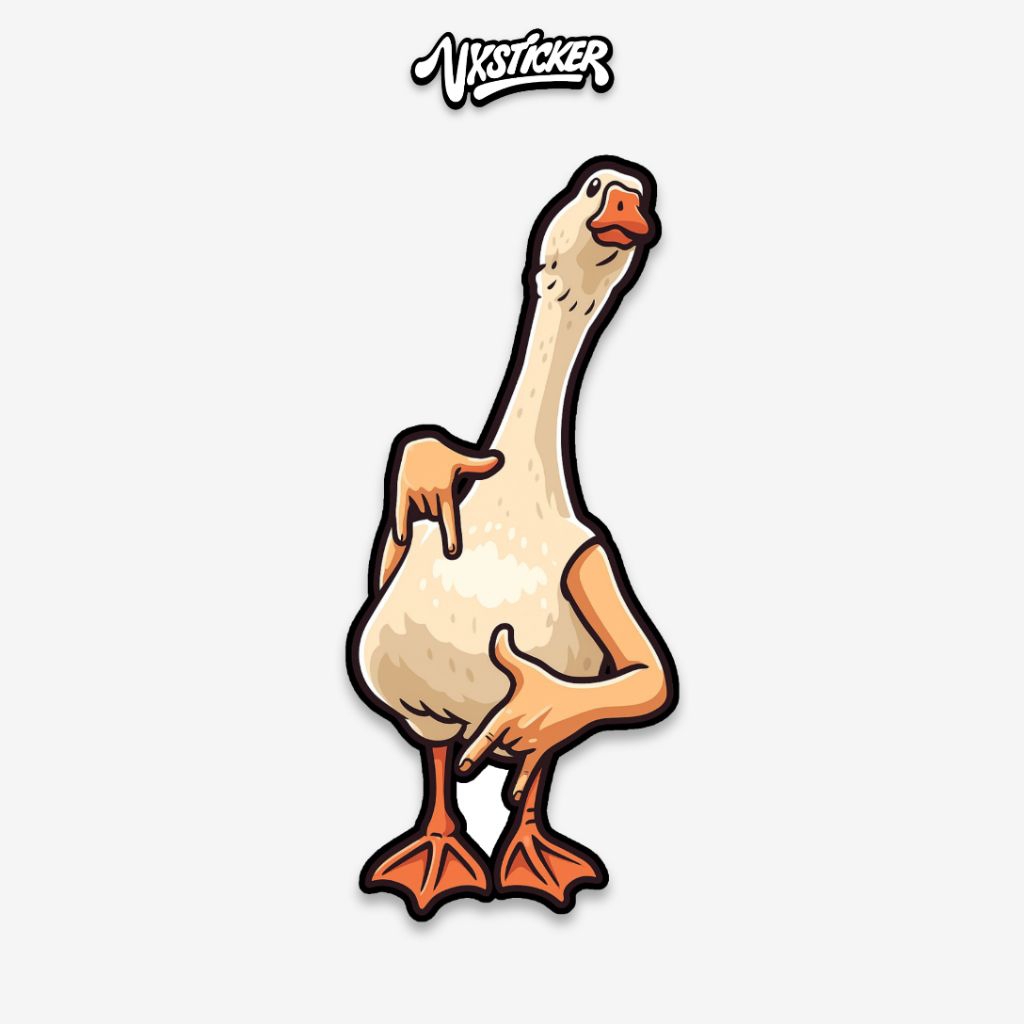 

Stiker/Sticker Bebek Angsa Duck Swan Lucu #73 VXSTICKER