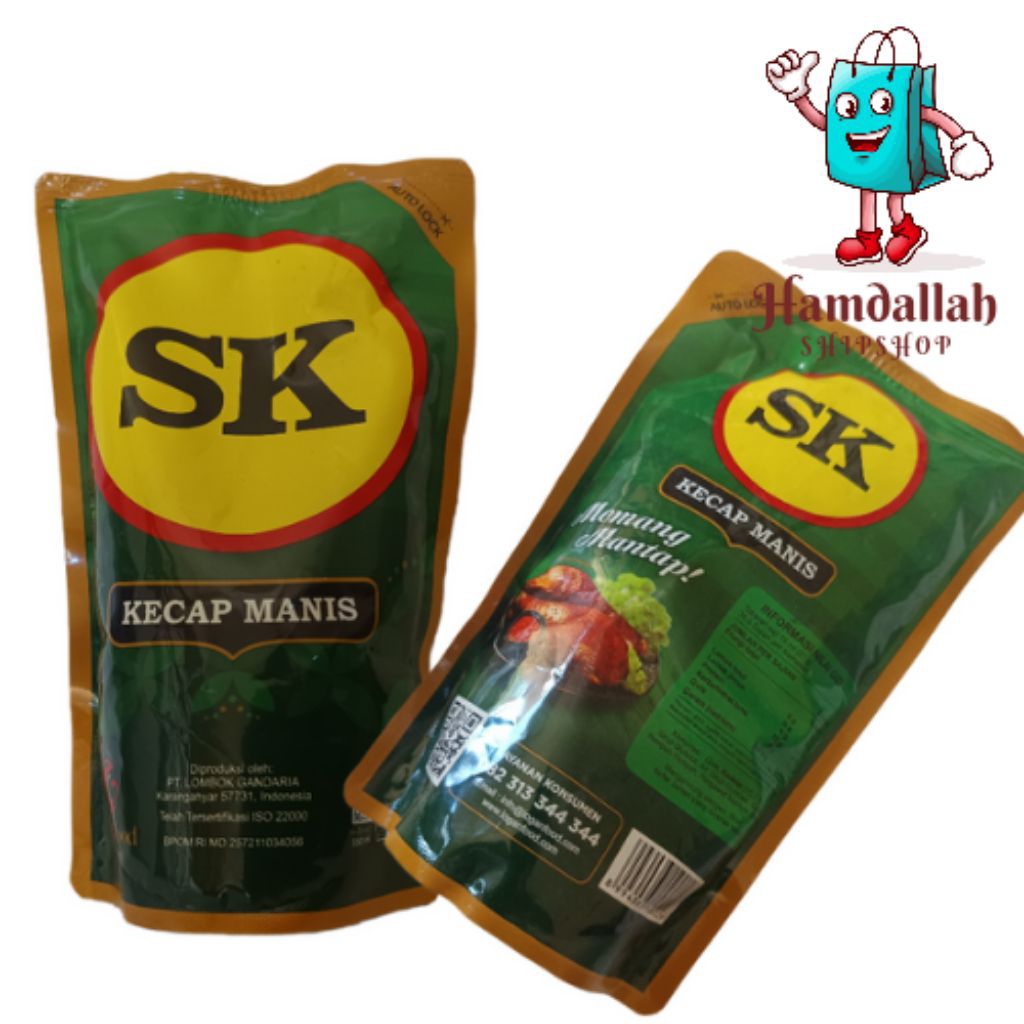 

Kecap SK/kecap manis SK kemasan ekstra 550ml refill