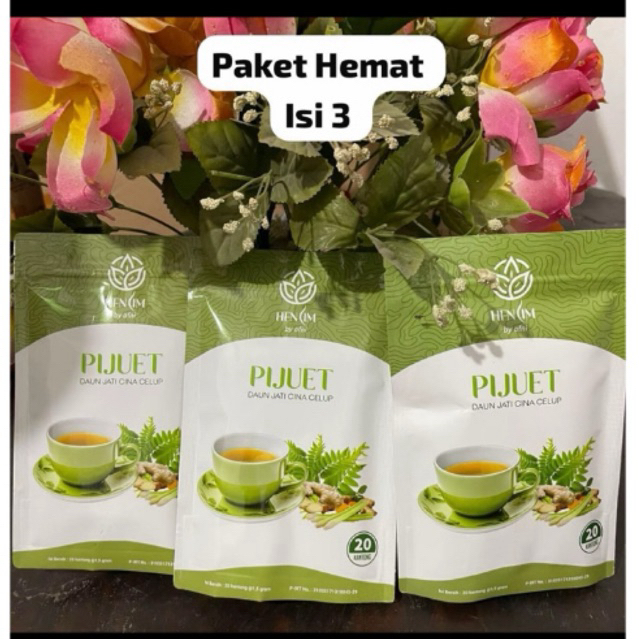

PAKET HEMAT ISI 3 TEH PIJUET BY AFNI | 20 KANTONG TEH | BPOM