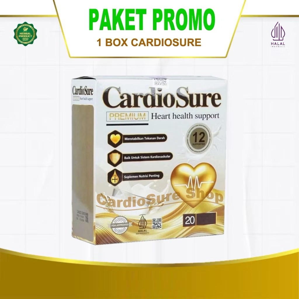 

Cardiosure Susu Herbal Hipertensi Jantung Darah Tinggi Kolesterol Stroke Asam Ura