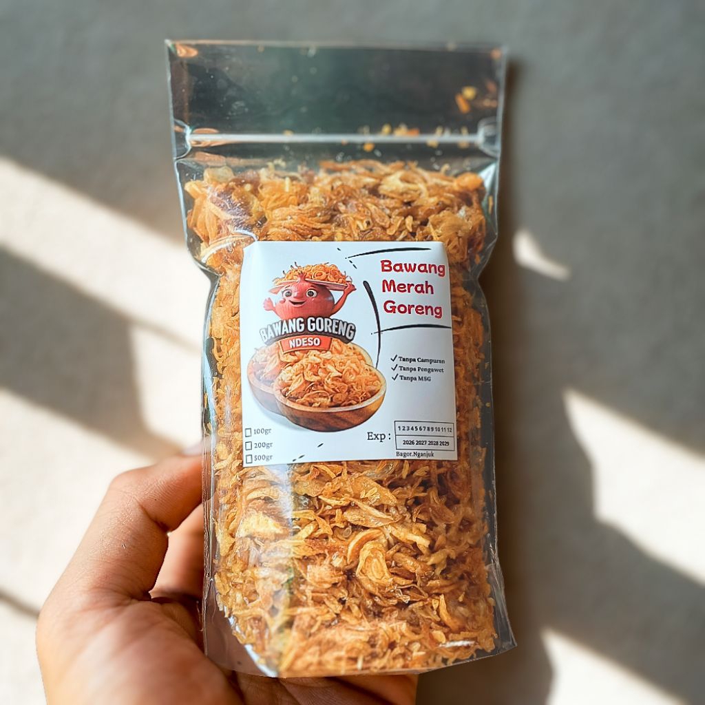 

Bawang Goreng Murni Tanpa Tepung | Bawang Merah Goreng