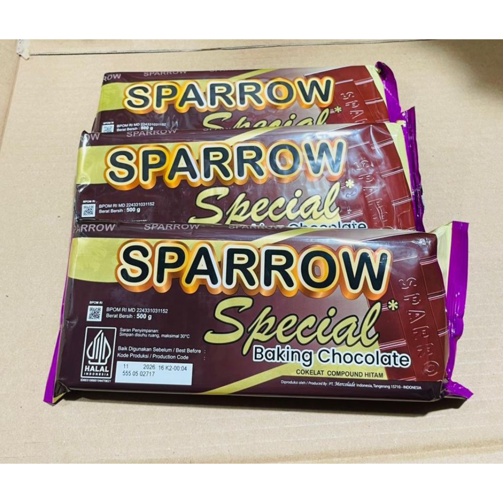 

500gr Coklat Dark Compound Sparrow/Coklat Batang/Coklat Blok/Dark Coklat/Coklat Compound Hitam