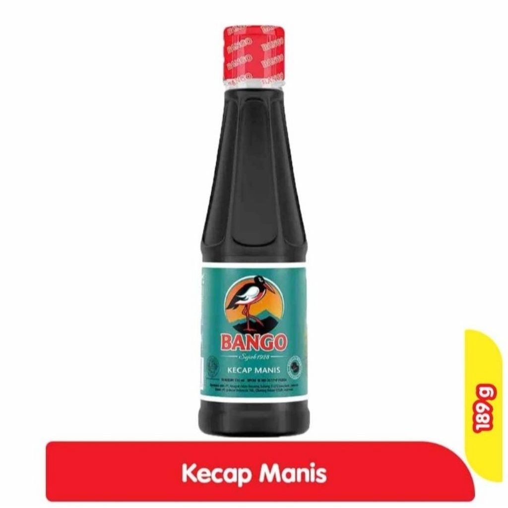 

KECAP BANGO BOTOL 189 gr KECAP BANGAU KECAP MANIS