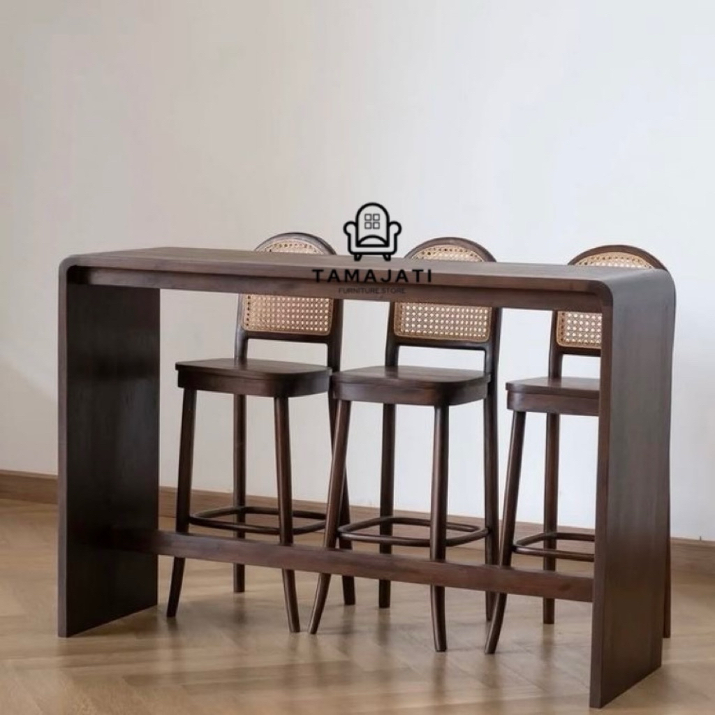 Set mini bar minimalis kursi bar