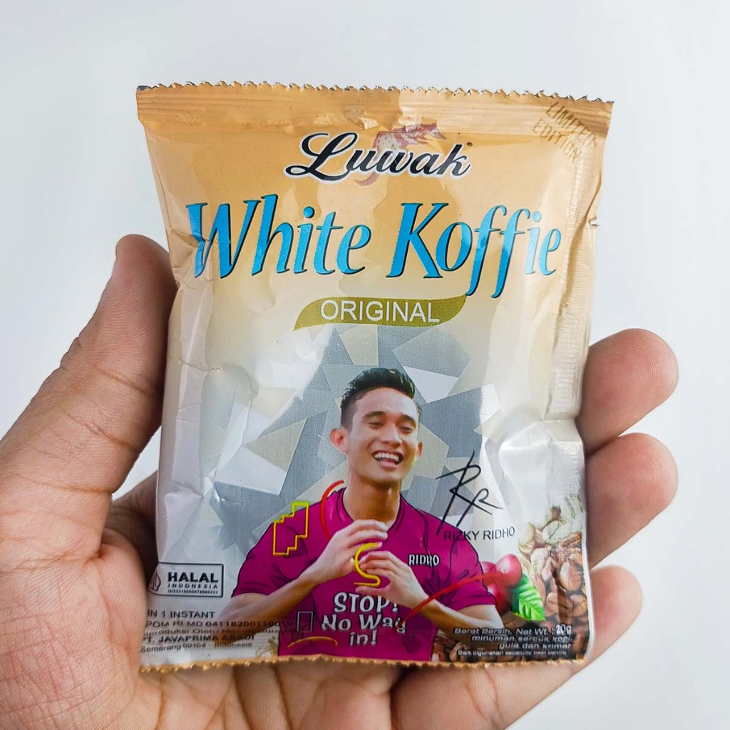 

Kopi + Gula Instant KOPI LUWAK WHITE COFFEE 20G