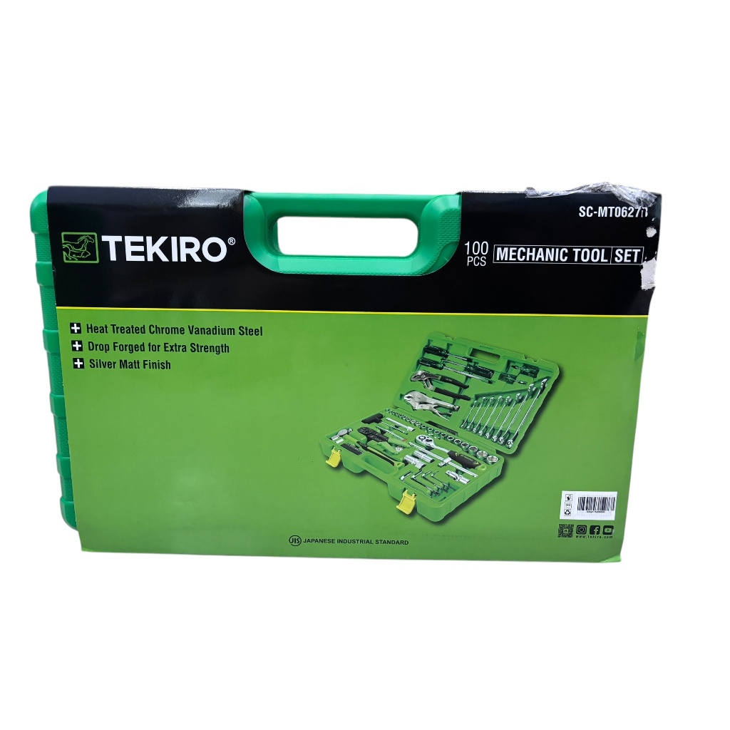 TEKIRO Mechanic Tool Set 100 PCS SC-MT0627 | Kunci Sok Set Lengkap Peralatan Bengkel Mobil Motor