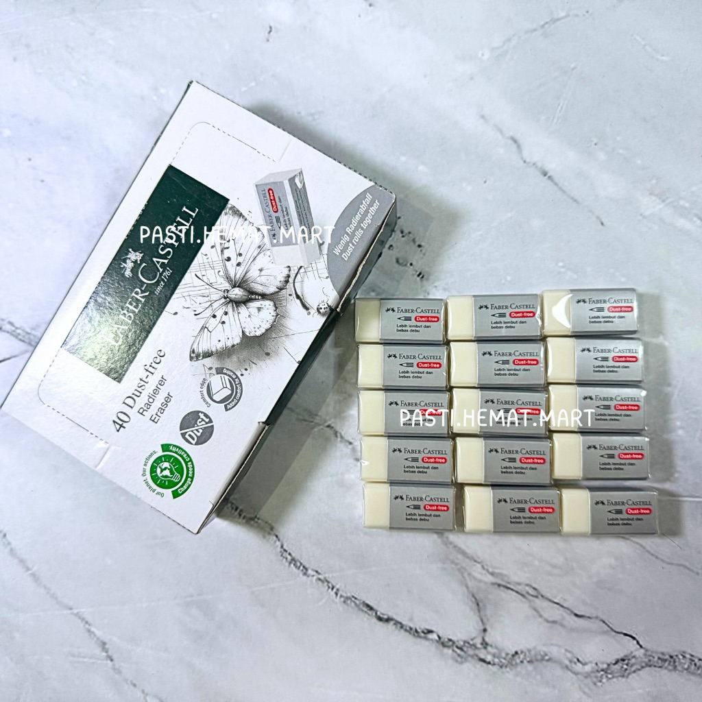 

Penghapus Faber Castell Original | Dust Free | Penghapus Mini Original Putih