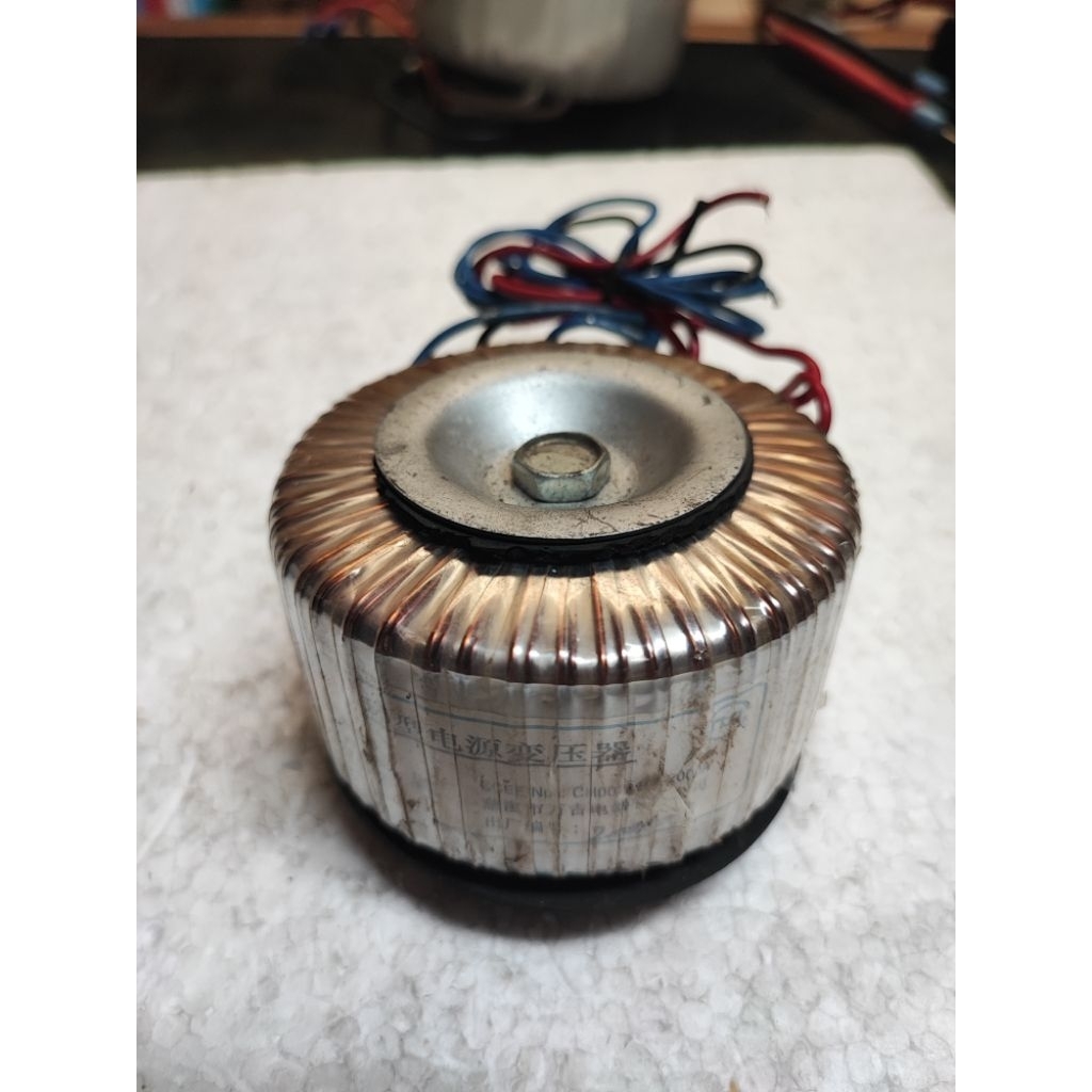 Trafo toroid  / donat TDB-100  2x12V ct 5A