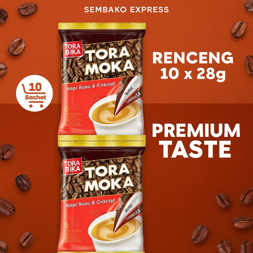 

Tora Bika Tora Moka Renceng 10 x 28g – Kopi Susu Cokelat Premium