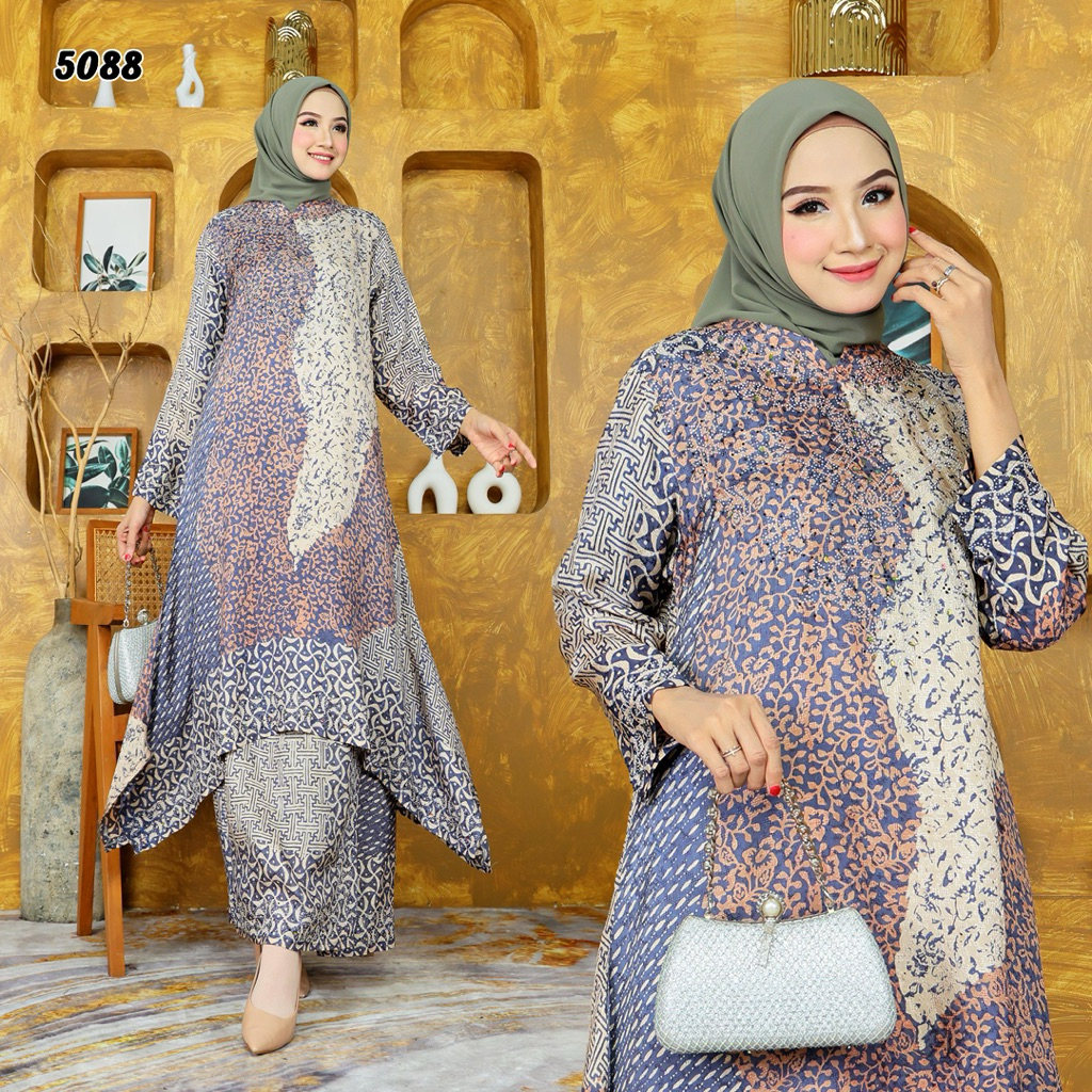 5088 PAYET (BACA DESKRIPSI SEBELUM ORDER) READY STELAN ROK KURUNG BATIK MIX PAYET SET BATIK UNTUK KO