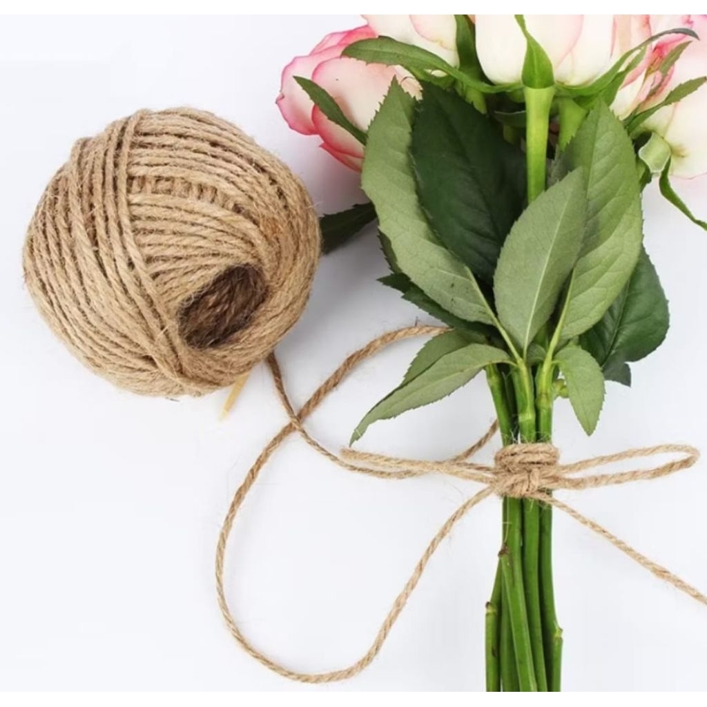 

1 Meter Tali Goni Murah - Tali Rami - Tali Karung Goni - Bahan Kerajinan