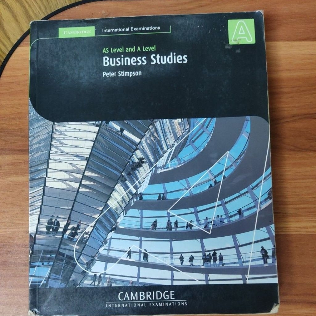 buku business studies AS level and A level Preloved soft cover berbahasa Inggris