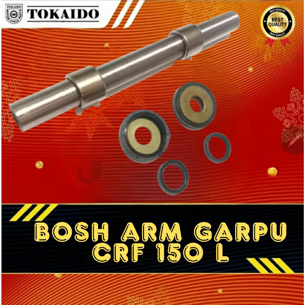 BOS BOSH BUSH ARM FORK SASIS GARPU TENGAH BELAKANG CRF 150 L TOKAIDO.