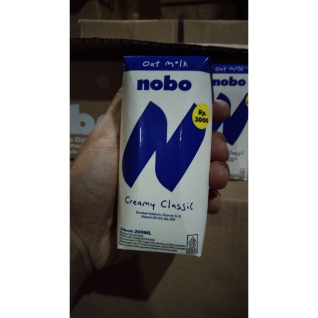 

Oat Milk Nobo Creamy Classic / per 12 pcs