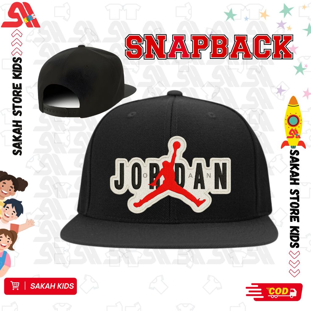 SAKAH Topi SNAPBACK HIPHOP DEWASA Basketball JORDN