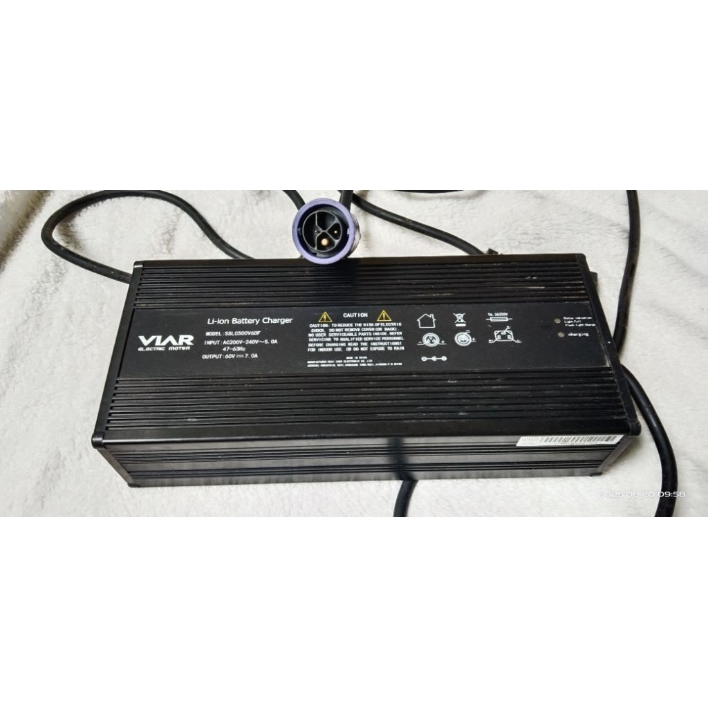 prelovode kondisi mati charger motor listrik viar Q1 60v 20ah bekas