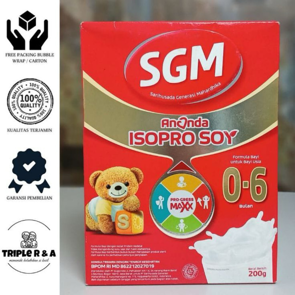 SGM Ananda  ISOPRO SOY 0-6 bulan 200gr
