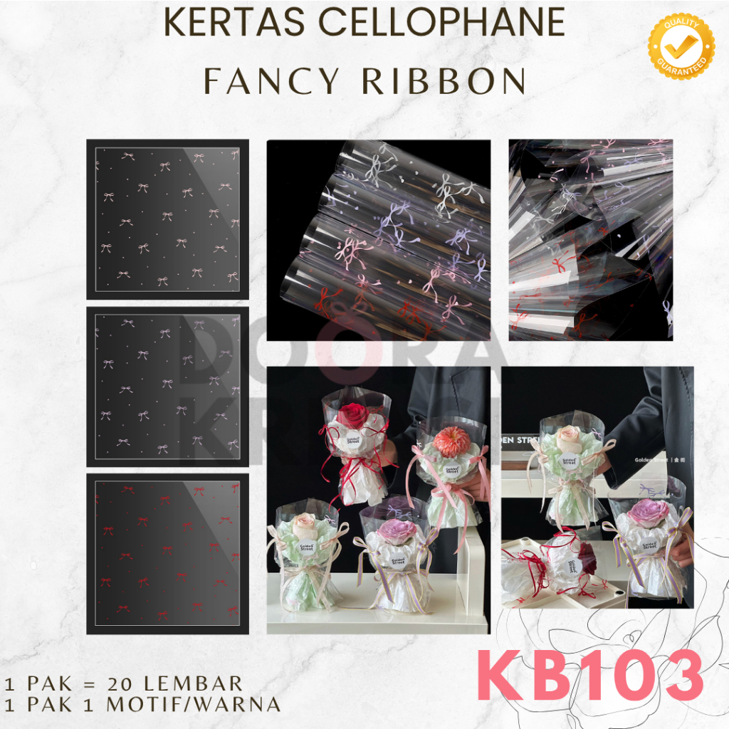 

Kertas Cellophane Buket Bunga Fancy Ribbon [Ecer]