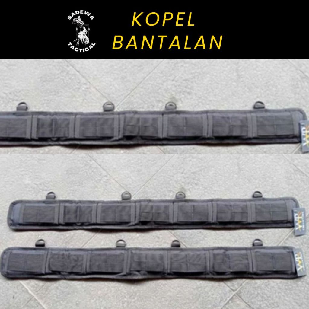 Bantalan Kopel Tactical / Bantal Kopel Hitam