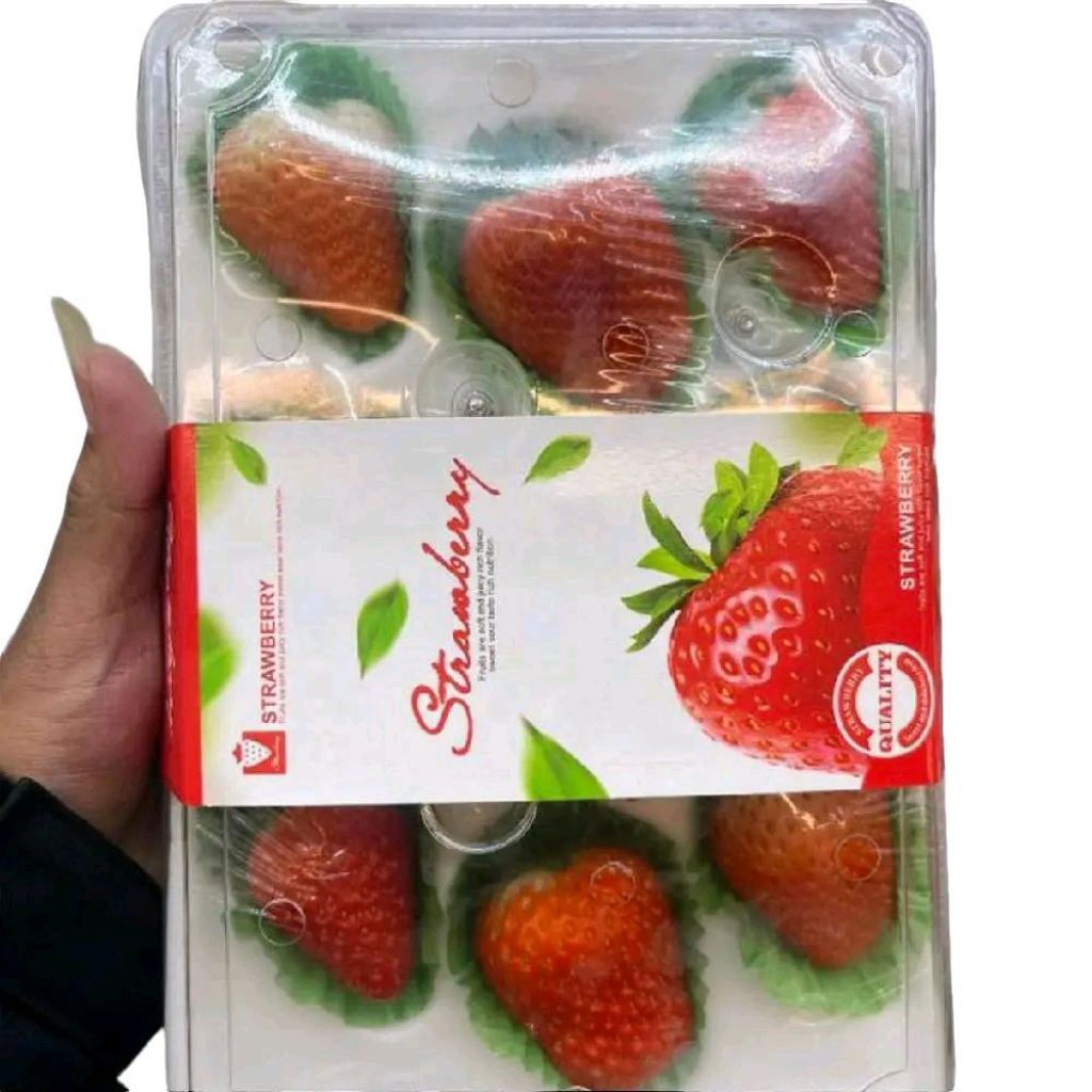 

Buah strawberry red import super fresh gift pack