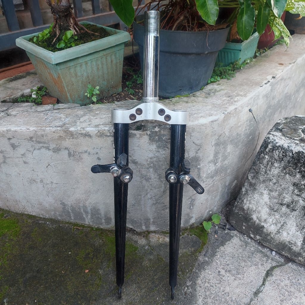 fork rigid tange switchblade vintage mtb gravel commuter touring bike