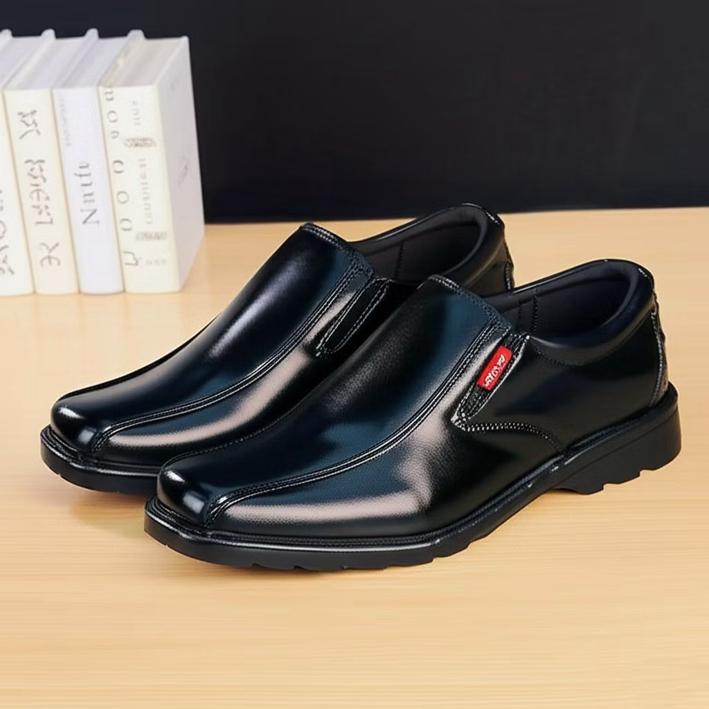 Sepatu Kerja Formal Sepatu Kantor Hitam Sepatu Pantofel Pria Keren