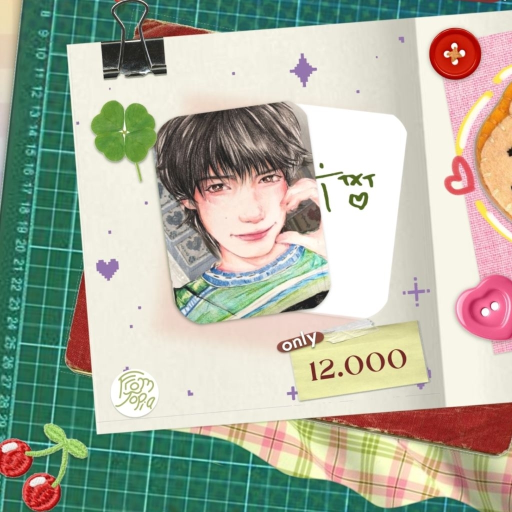 TXT FanMerch Fanart HUENINGKAI Tomorrow by Together PHOTOCARD Fanart Local