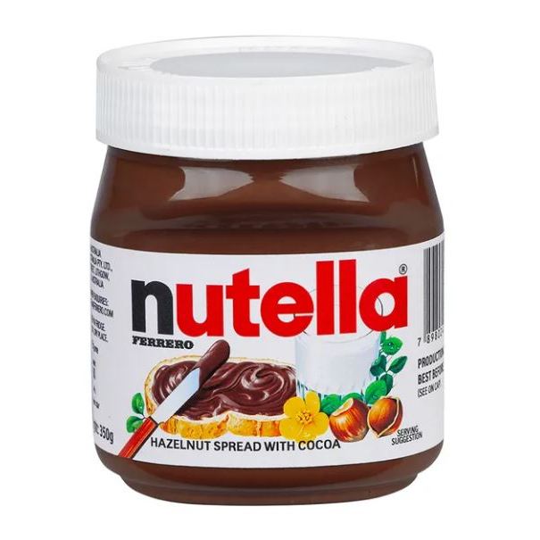 

Nutella Hazelnut Spread 350 g – Krim Cokelat Hazelnut Ikonik, Tanpa Pewarna & Pengawet