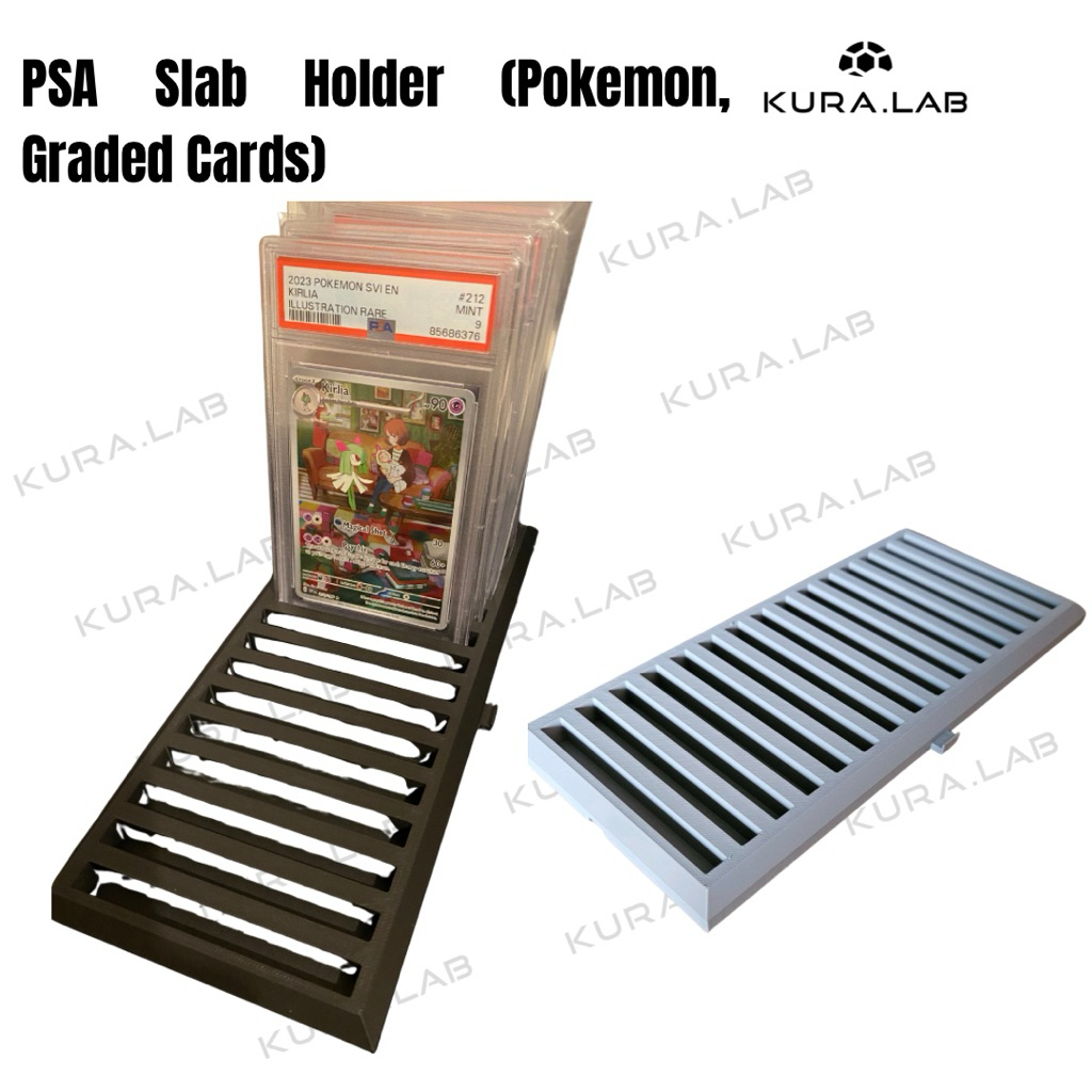 PSA Slab Holder – Tempat Display Kartu Graded Pokemon / TCG / Yugioh - [KURA.LAB]