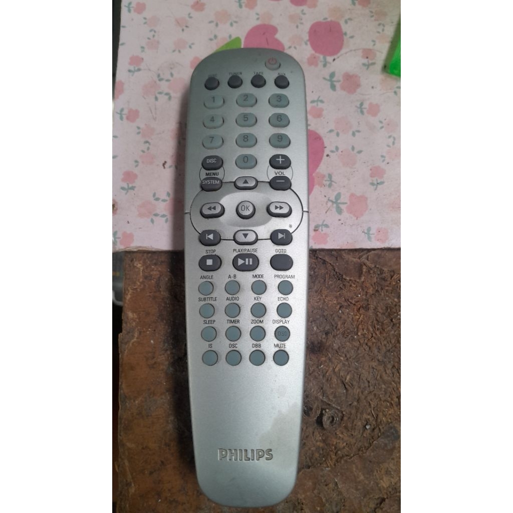 remote audio compo dvd philips