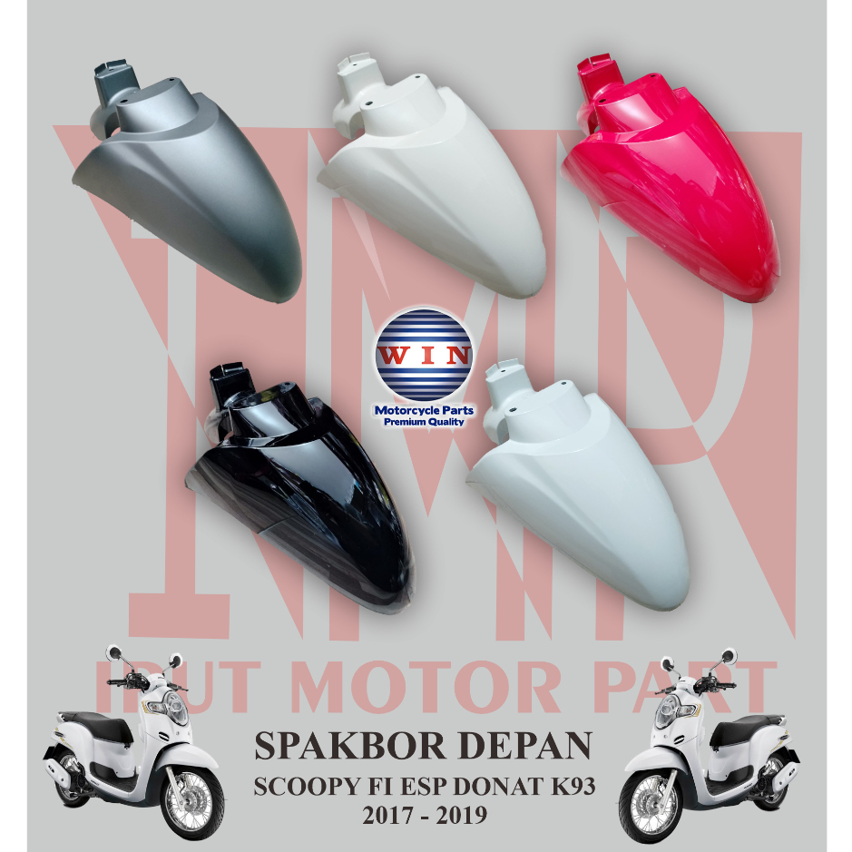 Spakbor Depan SCOOPY FI K93 Thn 2017-2019 Original WIN