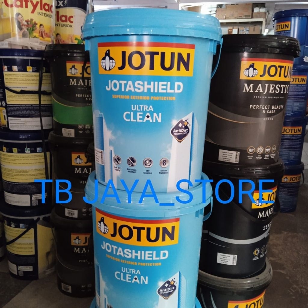 JOTUN JOTASHIELD ULTRA CLEAN 20L PUTIH WHITE 0001 CAT TEMBOK EXTERIOR
