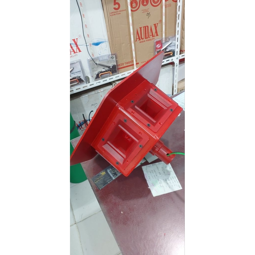 tweeter heksagonal audax65w.heksagonal audax65w 6sisi anti air merah