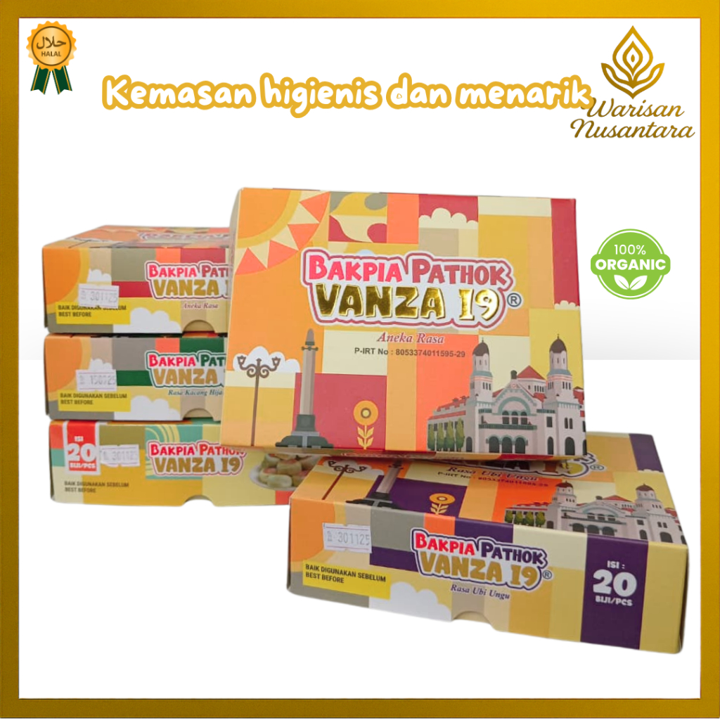 

Bakpia Pathok Basah-Kering Vanza19 Oleh Oleh Khas Semarang enak