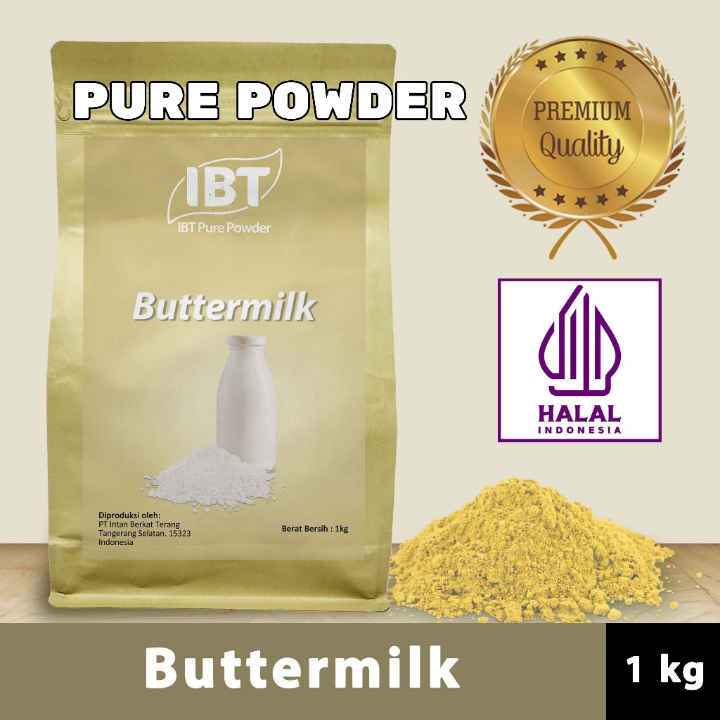 

Pure Buttermilk Powder Essence Murni Bubuk Import Makanan Kue