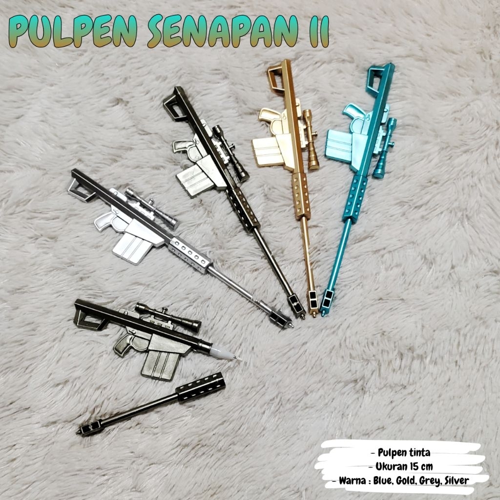 

Pen Tinta Unik Bentuk Senapan 2