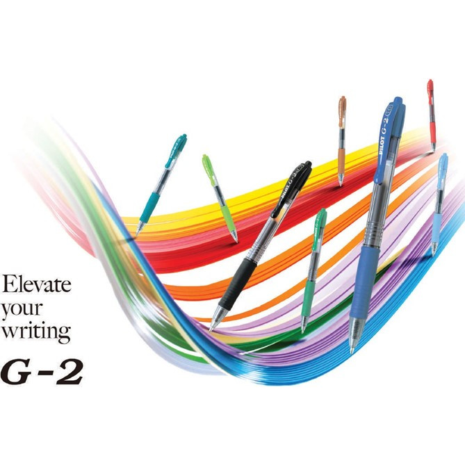 

Pulpen Pilot G-2 0.7mm/Ball Point Pen Hitam 1 pcs (1 pcs pulpen)