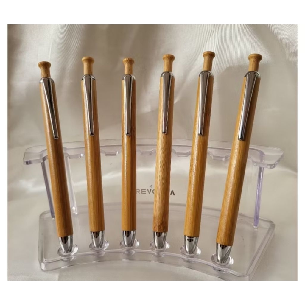 

BP 173 / Pulpen Metal / Pulpen Stainless Bamboo / Pulpen kayu / Bollpoint