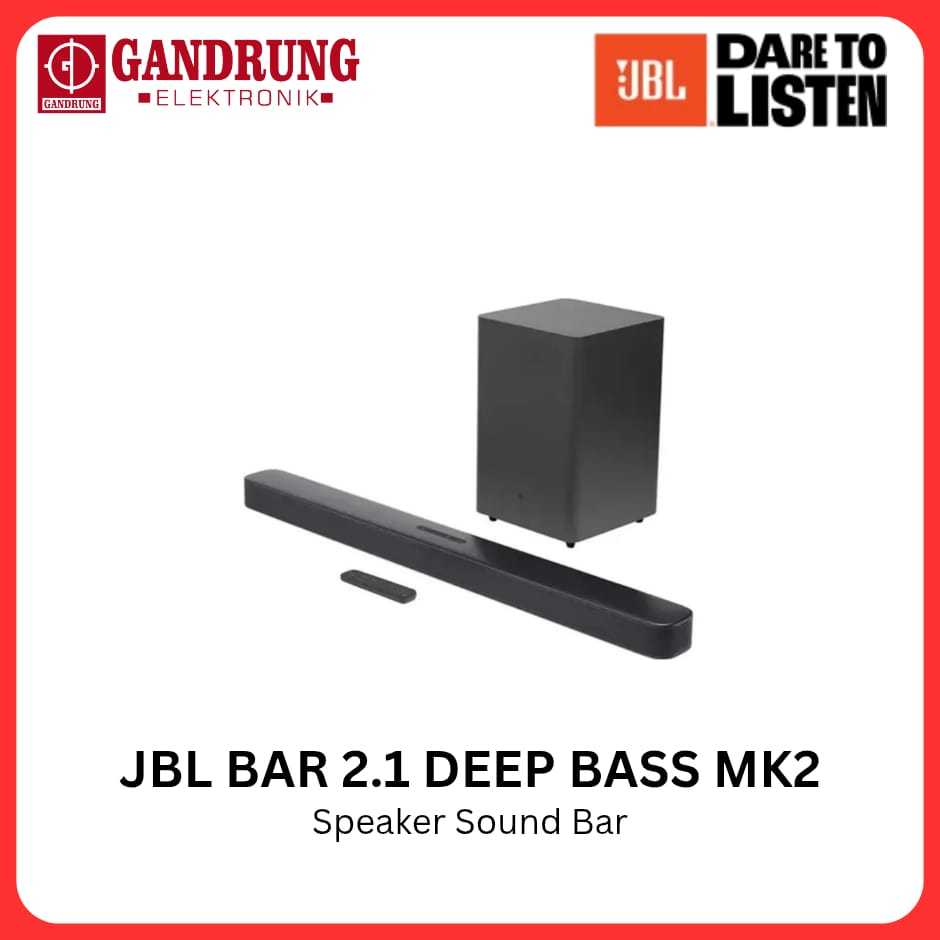 JBL Bar 2.1 DEEP BASS MK2 Speaker Sound Bar