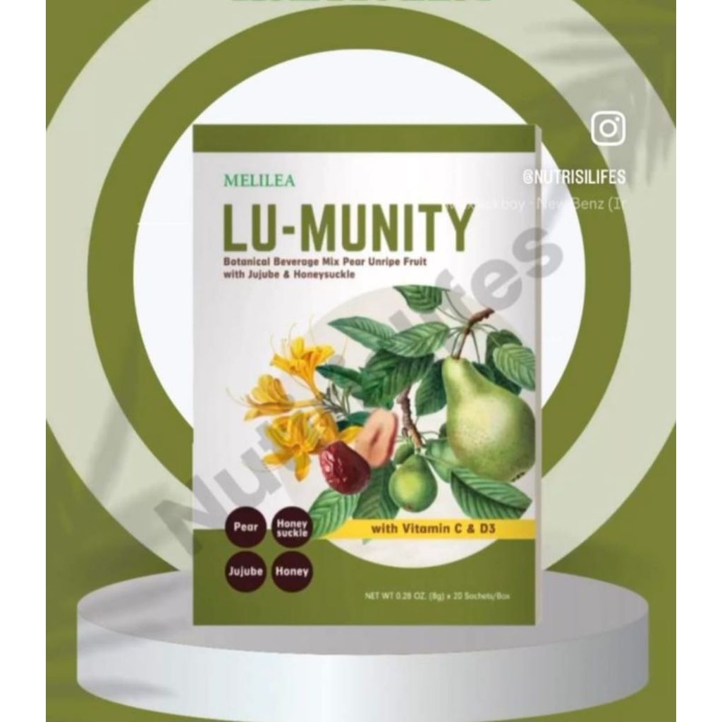 

LU - MUNITY Melilea - Serbuk Buah2an - Lumumity Melilea - 20 Sachet - 5 Sachet