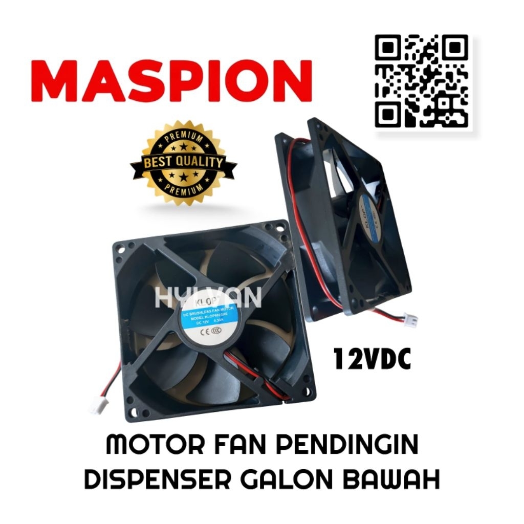 MOTOR FAN | KIPAS PENDINGIN DISPENSER GALON BAWAH MASPION