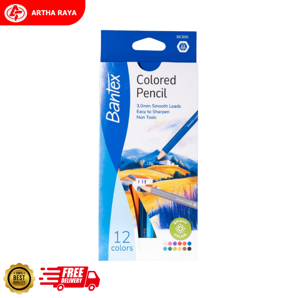 

Bantex Colored Pencil 12 Warna